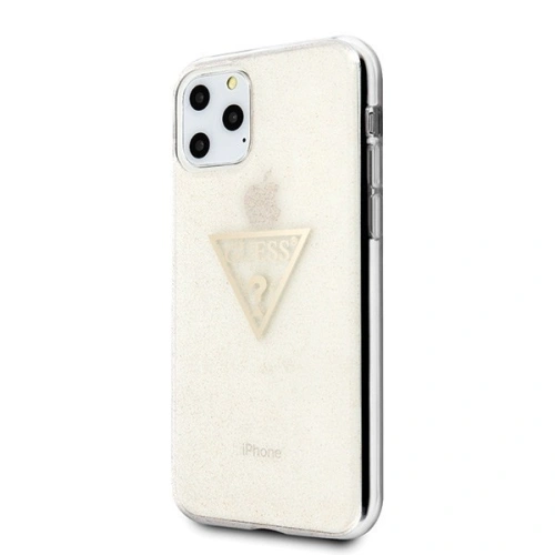 Kup Etui Guess GUHCN58SGTLGO Apple iPhone 11 Pro złoty/gold hard case Glitter Triangle - GUE427GLD - {ean13} - Sklep Home Screen
