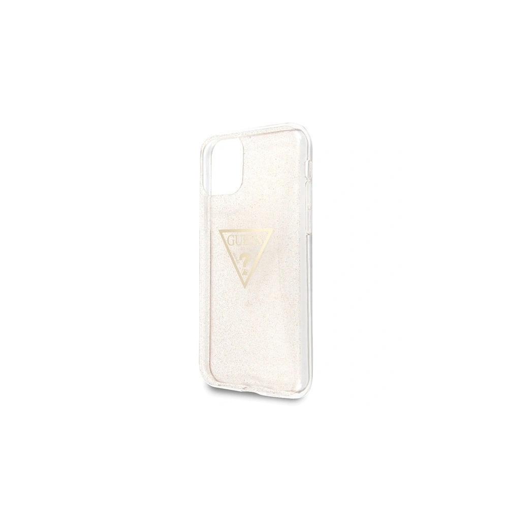 Etui Guess GUHCN58SGTLGO Apple iPhone 11 Pro złoty/gold hard case Glitter Triangle