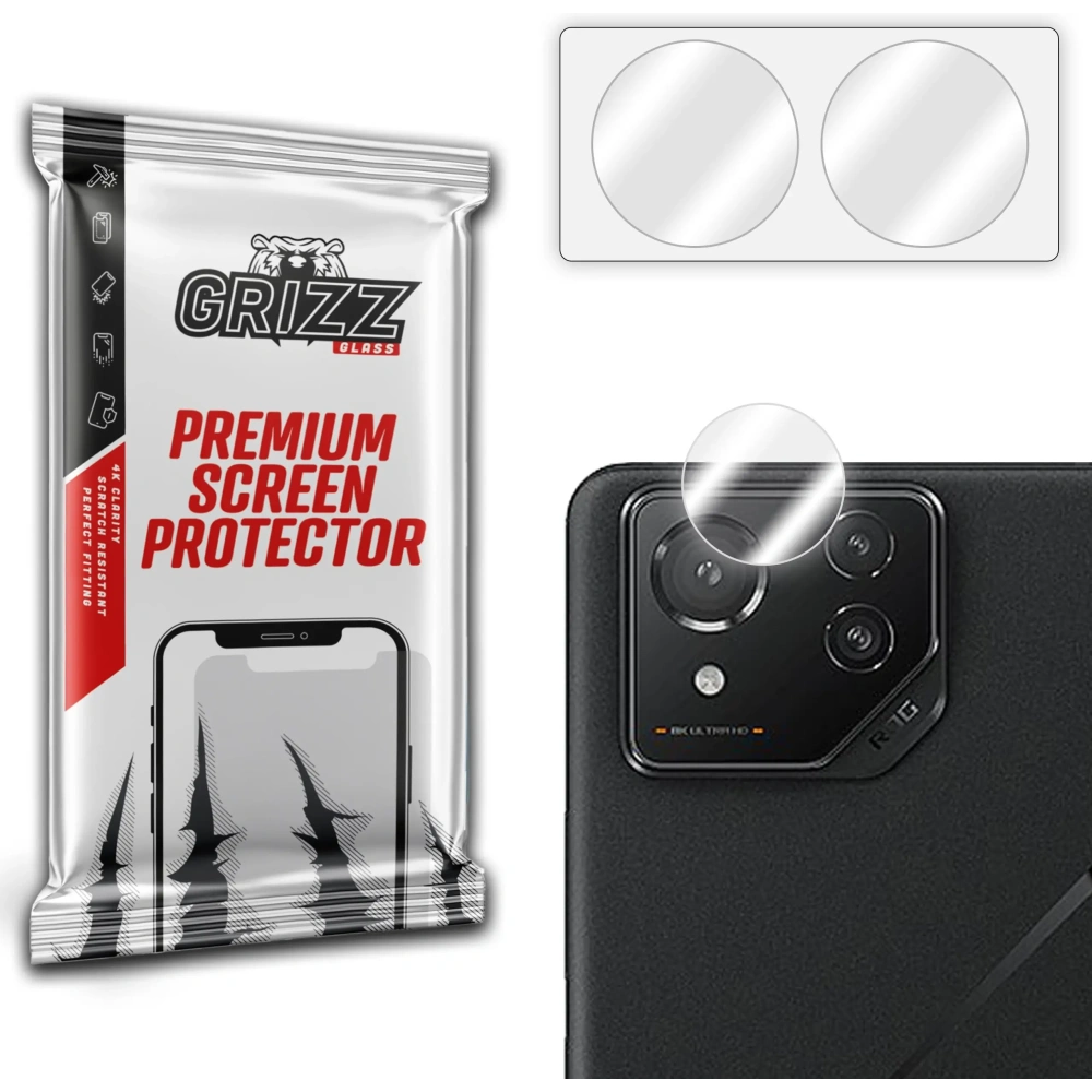 Szkło na aparat GrizzGlass HybridGlass Camera do Asus ROG Phone 9 Pro