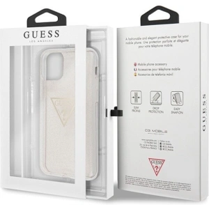 Kup Etui Guess GUHCN58SGTLGO Apple iPhone 11 Pro złoty/gold hard case Glitter Triangle - GUE427GLD - {ean13} - Sklep Home Screen