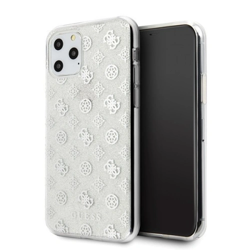 Kup Guess Apple Tasche GUHCN58TPESI iPhone 11 Pro silber/silberne Hartschale 4G Peony Glitter - GUE428SLV - {ean13} - Sklep Home Screen