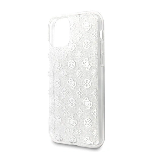 Kup Etui Guess GUHCN58TPESI Apple iPhone 11 Pro srebrny/silver hard case 4G Peony Glitter - GUE428SLV - {ean13} - Sklep Home Screen
