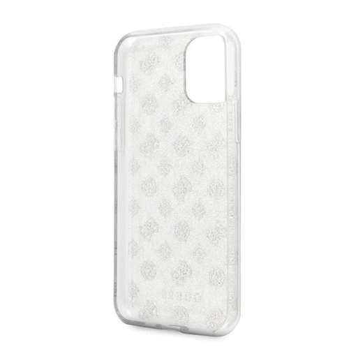 Kup Etui Guess GUHCN58TPESI Apple iPhone 11 Pro srebrny/silver hard case 4G Peony Glitter - GUE428SLV - {ean13} - Sklep Home Screen