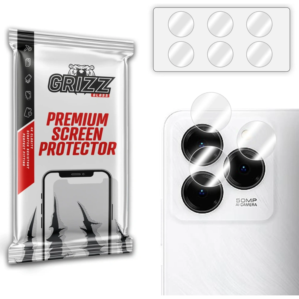 Szkło na aparat GrizzGlass HybridGlass Camera do Ulefone Note 20 Pro