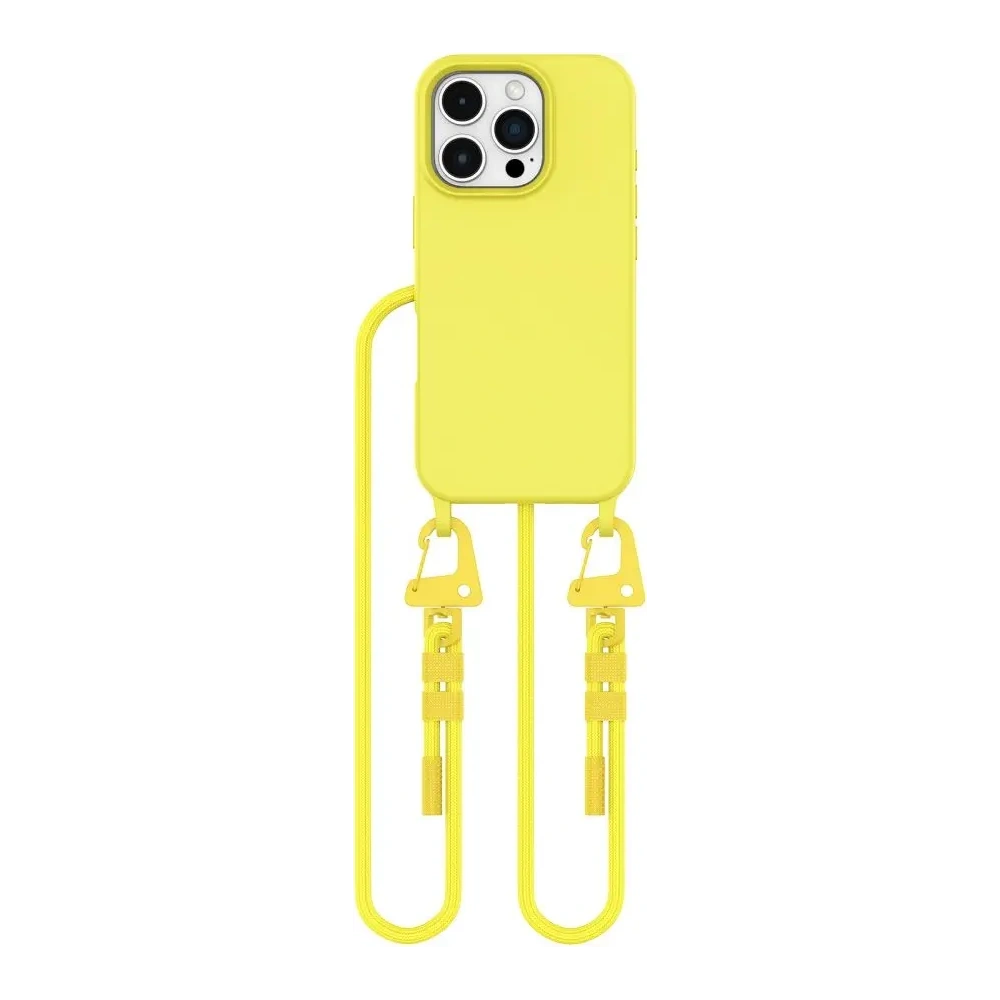 Etui Tech-Protect Magnecklace MagSafe Apple iPhone 16 Pro Canary Yellow