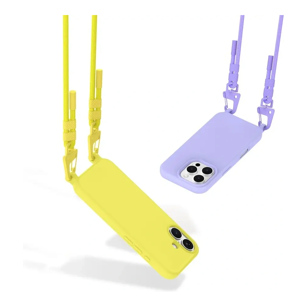 Etui Tech-Protect Magnecklace MagSafe Apple iPhone 16 Pro Canary Yellow