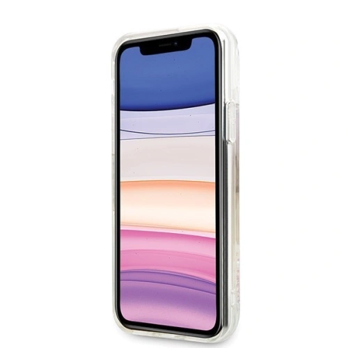 Kup Guess Apple Case GUHCN61LGIRGP iPhone 11 Hartschalenetui Gradient Liquid Glitter Circle Logo - GUE430 - {ean13} - Sklep Home Screen