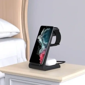 Kup Ładowarka indukcyjna Tech-Protect QI15W-A36 3in1 Wireless Charger For Android Black - THP3623 - {ean13} - Sklep Home Screen