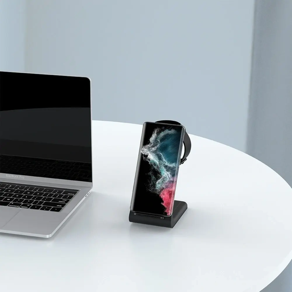 Ładowarka indukcyjna Tech-Protect QI15W-A36 3in1 Wireless Charger For Android Black