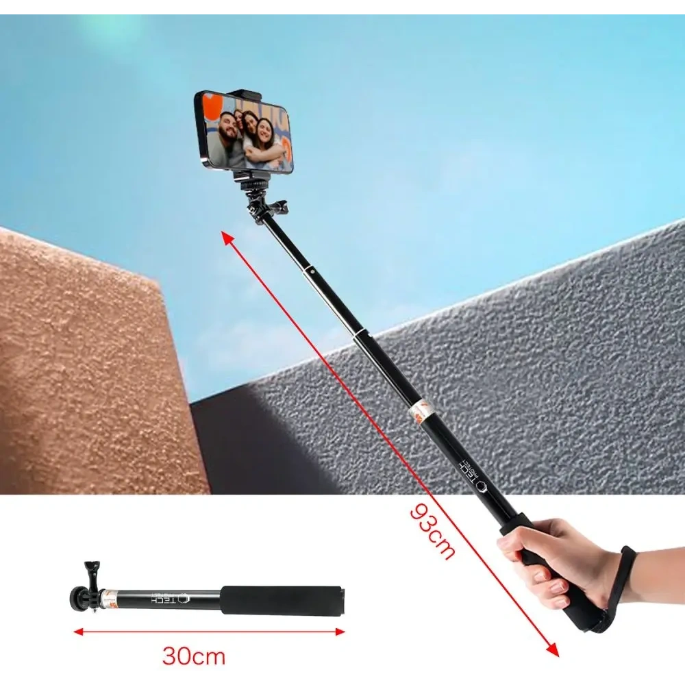 Kijek selfie stick Tech-Protect GA100 Monopad & Selfie Stick GOPRO / DJI Black