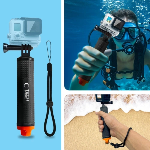 Kup Uchwyt vypouštěcí Tech-Protect GA100 Float Hand Grip GOPRO / DJI Černý - THP3625 - {ean13} - Sklep Home Screen