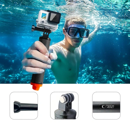 Buy Tech-Protect GA100 Float Hand Grip GOPRO / DJI Black - THP3625 - {ean13} - Home Screen Store Europe