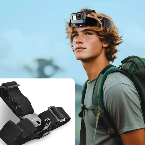 Buy Tech-Protect GA100 Head Mount GOPRO / DJI Black - THP3626 - {ean13} - Home Screen Store Europe