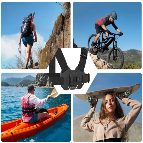 Kup Tech-Protect GA100 Mellkasi Rögzítő GOPRO / DJI Fekete - THP3627 - {ean13} - Sklep Home Screen