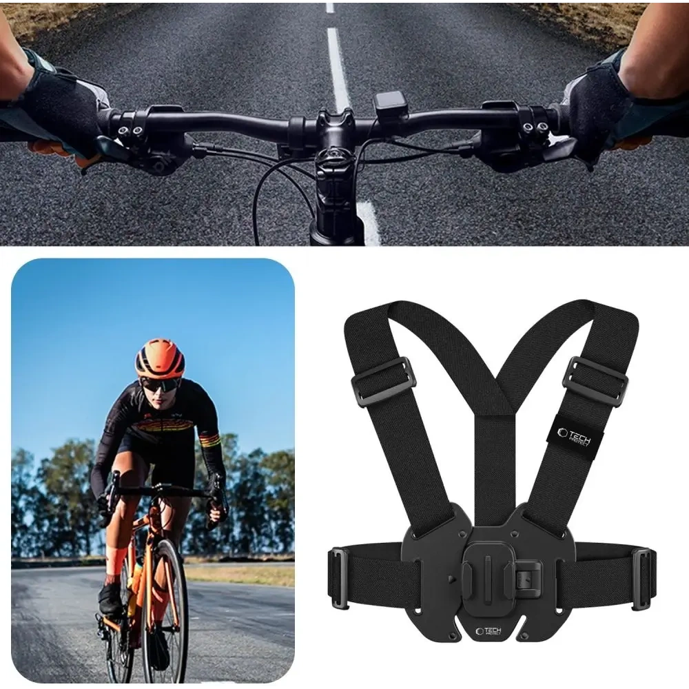 Szelki Tech-Protect GA100 Chest Mount GOPRO / DJI Black