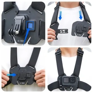 Buy Tech-Protect GA100 Chest Mount GOPRO / DJI Black - THP3627 - {ean13} - Home Screen Store Europe