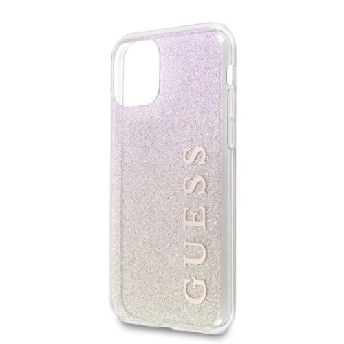 Kup Etui Guess GUHCN61PCUGLGPI Apple iPhone 11 růžovo-zlatý/gold pink hard case Gradient Glitter - GUE431GLDPNK - {ean13} - Sklep Home Screen