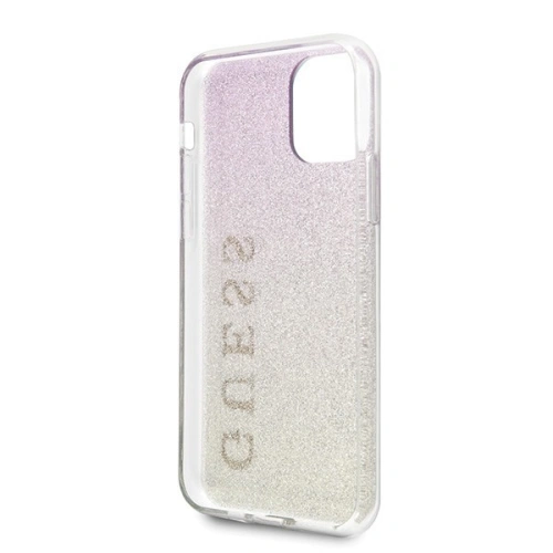 Kup Etui Guess GUHCN61PCUGLGPI Apple iPhone 11 růžovo-zlatý/gold pink hard case Gradient Glitter - GUE431GLDPNK - {ean13} - Sklep Home Screen