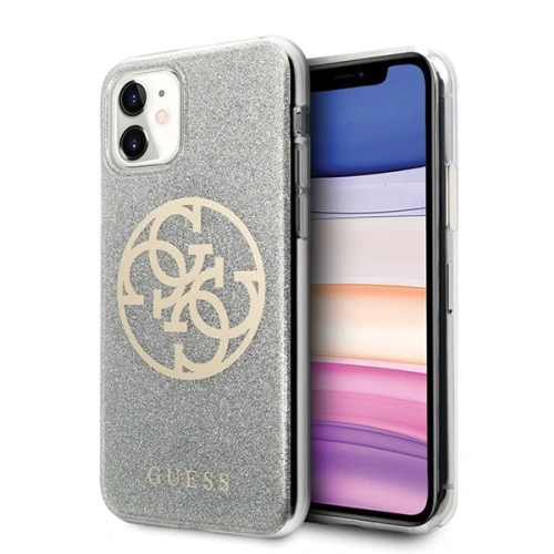 Kup Etui Guess GUHCN61PCUGLLG Apple iPhone 11 světle šedý/light grey hard case Glitter 4G Circle Logo - GUE432GRY - {ean13} - Sklep Home Screen