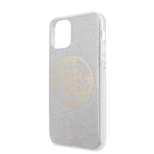 Kup Etui Guess GUHCN61PCUGLLG Apple iPhone 11 jasnoszary/light grey hard case Glitter 4G Circle Logo - GUE432GRY - {ean13} - Sklep Home Screen