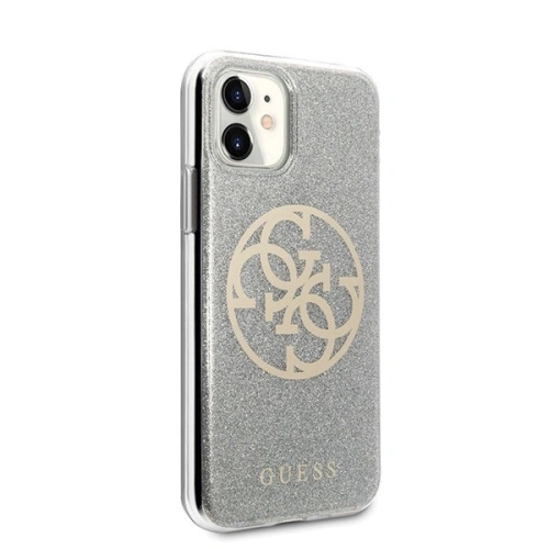 Kup Etui Guess GUHCN61PCUGLLG Apple iPhone 11 světle šedý/light grey hard case Glitter 4G Circle Logo - GUE432GRY - {ean13} - Sklep Home Screen