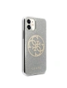 Kup Guess Apple Tasche GUHCN61PCUGLLG iPhone 11 hellgrau/hellgrau Hartschalenetui Glitter 4G Circle Logo - GUE432GRY - {ean13} - Sklep Home Screen