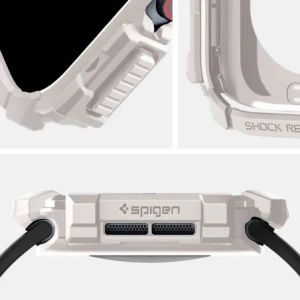Kup Etui Spigen Rugged Armor Apple Watch 10 46mm Dune Beige - SPN16571 - {ean13} - Sklep Home Screen