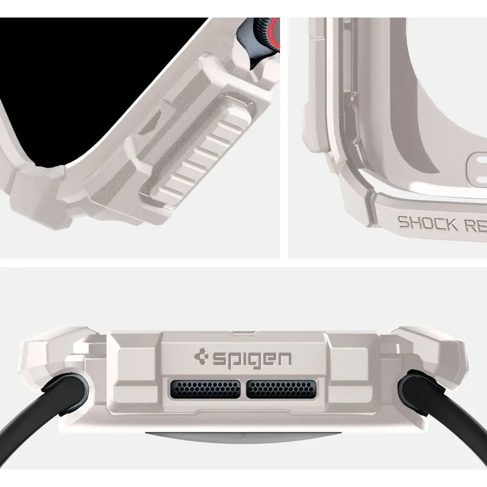 Etui Spigen Rugged Armor Apple Watch 10 / 11 46mm Dune Beige