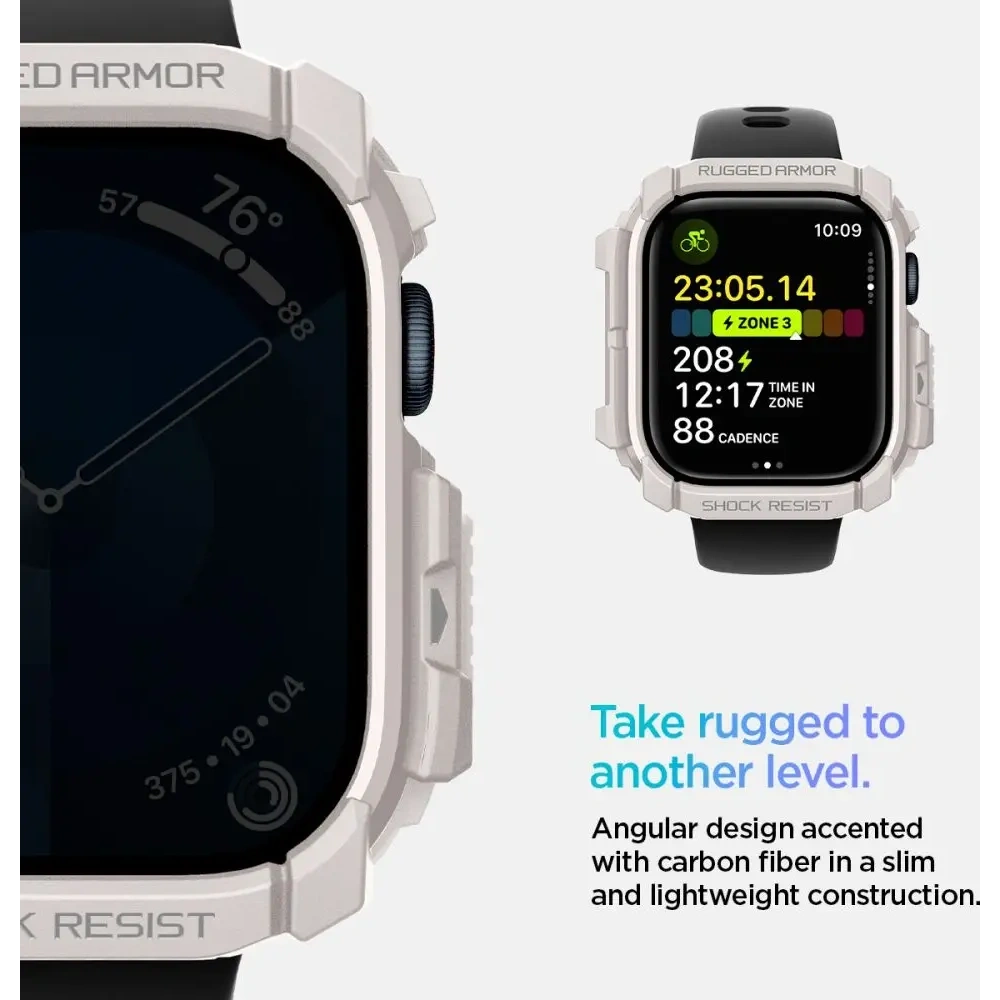 Etui Spigen Rugged Armor Apple Watch 10 / 11 46mm Dune Beige