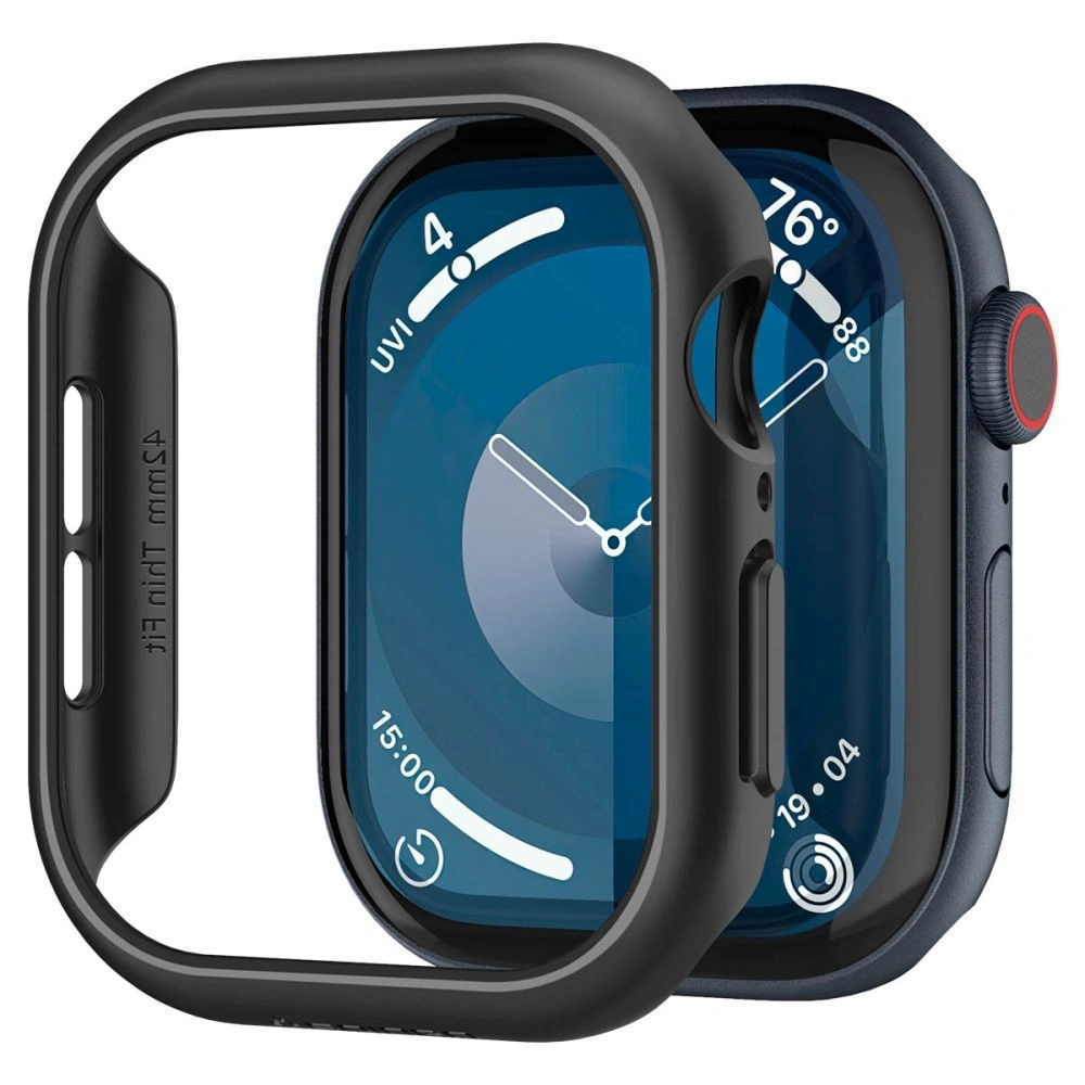 Etui Spigen Thin Fit Apple Watch 10 / 11 42mm Black