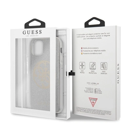 Kup Etui Guess GUHCN61PCUGLLG Apple iPhone 11 světle šedý/light grey hard case Glitter 4G Circle Logo - GUE432GRY - {ean13} - Sklep Home Screen
