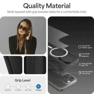 Kup Etui Spigen Cyrill Kajuk Classic Charm Mag MagSafe Apple iPhone 16 Pro Max černé - SPN16573 - {ean13} - Sklep Home Screen