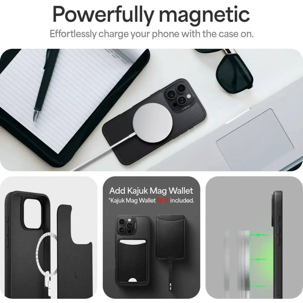 Etui Spigen Cyrill Kajuk Classic Charm Mag MagSafe Apple iPhone 16 Pro Max Black