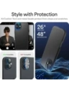 Kup Spigen Cyrill Kajuk Mag MagSafe Apple iPhone 16 Negru - SPN16574 - {ean13} - Sklep Home Screen