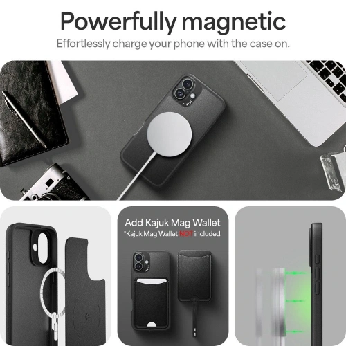 Kup Etui Spigen Cyrill Kajuk Mag MagSafe Apple iPhone 16 Černá - SPN16574 - {ean13} - Sklep Home Screen