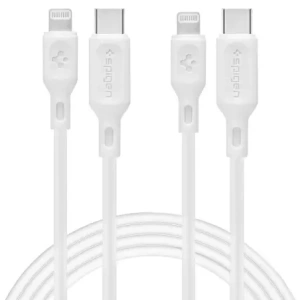 Kup Spigen Cablu DuraSync MFi USB-C / Lightning 100cm Alb [2 PACHET] - SPN16580 - {ean13} - Sklep Home Screen