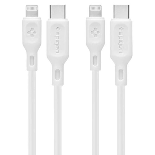 Kup Spigen Cablu DuraSync MFi USB-C / Lightning 100cm Alb [2 PACHET] - SPN16580 - {ean13} - Sklep Home Screen