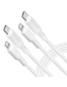 Kup Spigen Cablu DuraSync MFi USB-C / Lightning 100cm Alb [2 PACHET] - SPN16580 - {ean13} - Sklep Home Screen