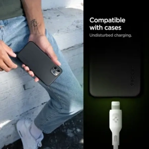 Kup Kabel Spigen DuraSync MFi USB-C / Lightning Cable 100cm Bílý [2 PACK] - SPN16580 - {ean13} - Sklep Home Screen