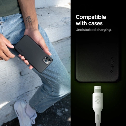 Kup Spigen Cablu DuraSync MFi USB-C / Lightning 100cm Alb [2 PACHET] - SPN16580 - {ean13} - Sklep Home Screen
