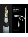 Kup Spigen Cablu DuraSync MFi USB-C / Lightning 100cm Alb [2 PACHET] - SPN16580 - {ean13} - Sklep Home Screen