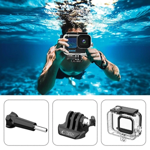 Kup Tech-Protect GA200 wasserdichtes Gehäuse für GOPRO Hero 9 / 10 / 11 / 12 / 13 klar - THP3629 - {ean13} - Sklep Home Screen