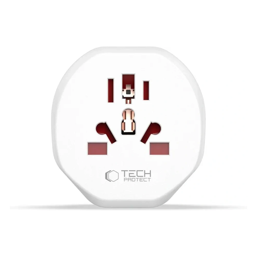 Przejściówka podróżna Tech-Protect Universal Travel Adapter From EU White