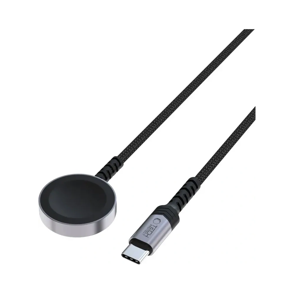 Ładowarka bezprzewodowa Tech-Protect MC01 Ultraboost Magnetic Charger USB-C Cable 120cm Apple Watch Black