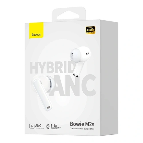 Kup Baseus Bowie M2s căști wireless in-ear Bluetooth 5.3 TWS (alb) - BSU8901 - {ean13} - Sklep Home Screen