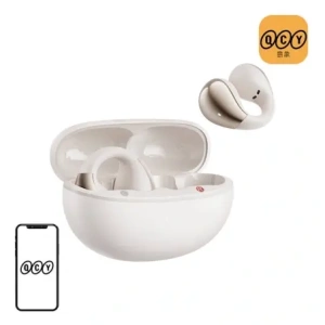 Kup QCY Căști wireless Crossky Clip T33 Bluetooth 5.4 (alb) - QCY87 - {ean13} - Sklep Home Screen