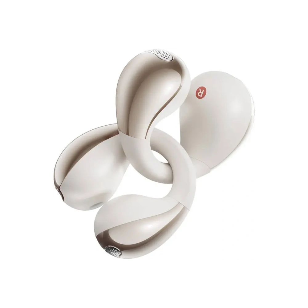 Bezprzewodowe słuchawki QCY Crossky Clip T33 Bluetooth 5.4 (białe)