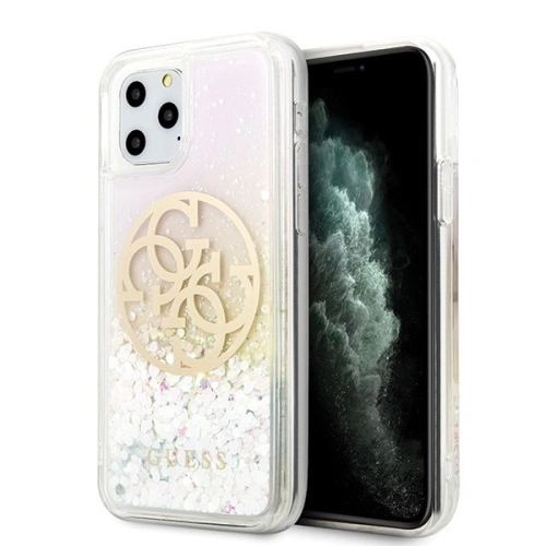 Kup Etui Guess GUHCN65LGIRGP Apple iPhone 11 Pro Max tvrdý kryt Gradient Liquid Glitter Circle Logo - GUE435 - {ean13} - Sklep Home Screen