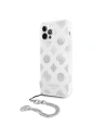 Kup [OUTLET] Case Guess GUHCP12LKSPESI Apple iPhone 12 Pro Max silber/silver Hardcase Peony Chain Collection - OT-809 - {ean13} - Sklep Home Screen