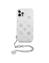 Kup [OUTLET] Case Guess GUHCP12LKSPESI Apple iPhone 12 Pro Max silber/silver Hardcase Peony Chain Collection - OT-809 - {ean13} - Sklep Home Screen